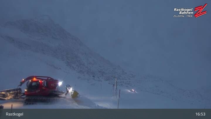 Archiv Foto Webcam Rastkogel, Tuxer Alpen