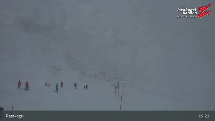 Archiv Foto Webcam Rastkogel, Tuxer Alpen