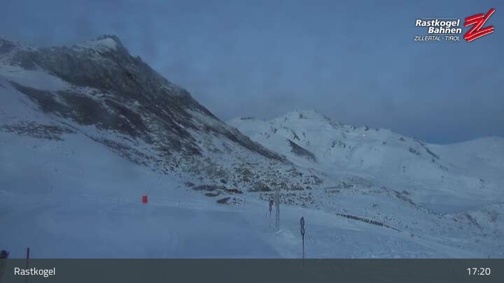 Archiv Foto Webcam Rastkogel, Tuxer Alpen