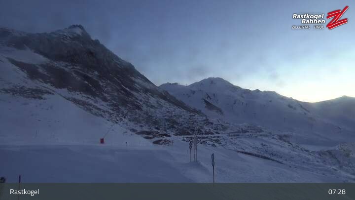 Archiv Foto Webcam Rastkogel, Tuxer Alpen