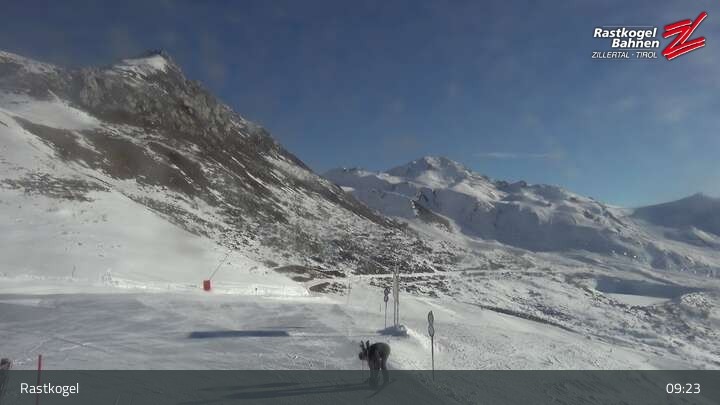 Archiv Foto Webcam Rastkogel, Tuxer Alpen