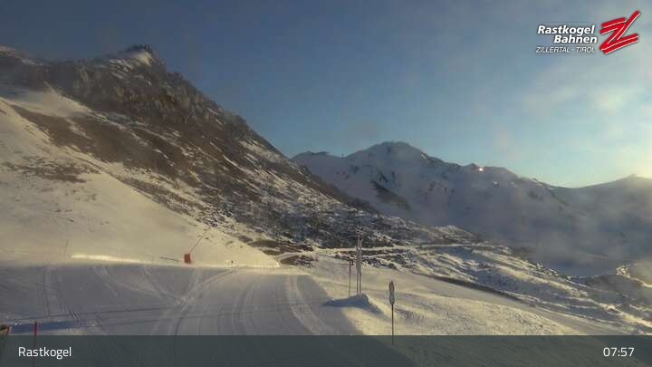 Archiv Foto Webcam Rastkogel, Tuxer Alpen