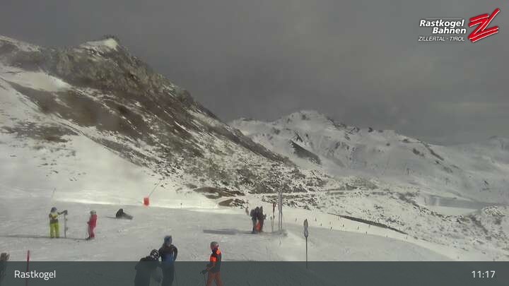 Archiv Foto Webcam Rastkogel, Tuxer Alpen