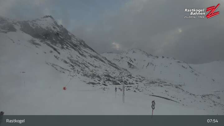 Archiv Foto Webcam Rastkogel, Tuxer Alpen