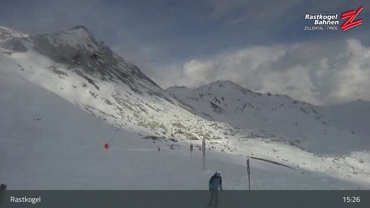 Archiv Foto Webcam Rastkogel, Tuxer Alpen