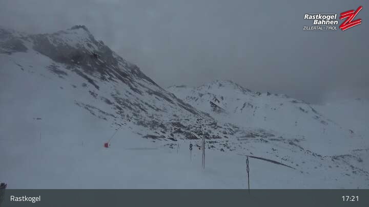 Archiv Foto Webcam Rastkogel, Tuxer Alpen