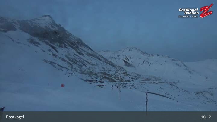 Archiv Foto Webcam Rastkogel, Tuxer Alpen