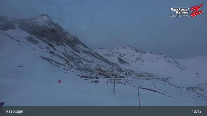 Archiv Foto Webcam Rastkogel, Tuxer Alpen