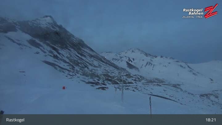 Archived image Webcam Rastkogel mountain, Tux Alps