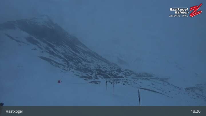 Archiv Foto Webcam Rastkogel, Tuxer Alpen