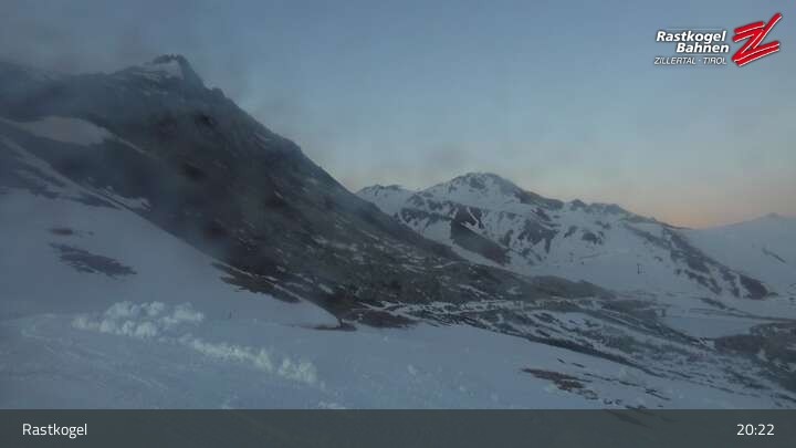 Archiv Foto Webcam Rastkogel, Tuxer Alpen
