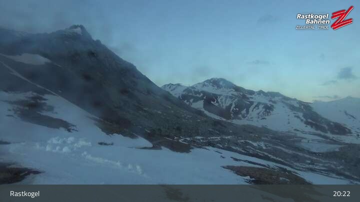 Archived image Webcam Rastkogel mountain, Tux Alps
