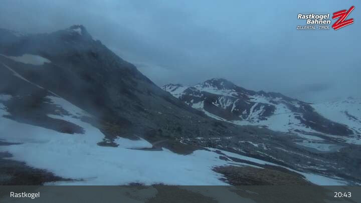 Archiv Foto Webcam Rastkogel, Tuxer Alpen