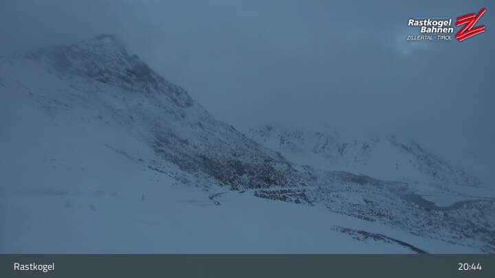Archiv Foto Webcam Rastkogel, Tuxer Alpen