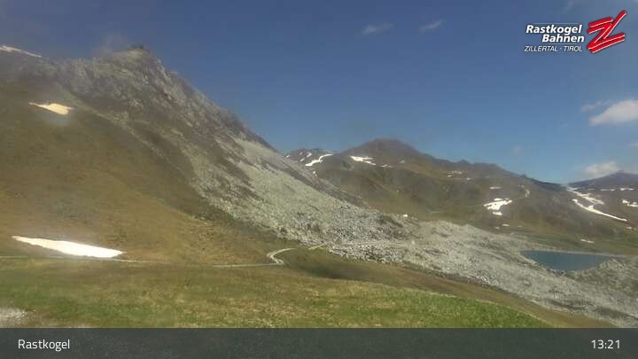 Archiv Foto Webcam Rastkogel, Tuxer Alpen