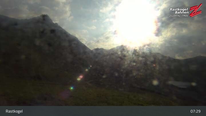 Archiv Foto Webcam Rastkogel, Tuxer Alpen