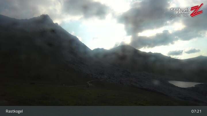 Archiv Foto Webcam Rastkogel, Tuxer Alpen