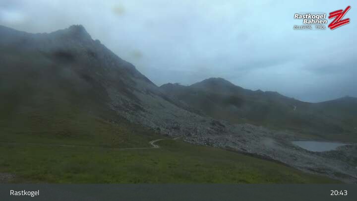 Archiv Foto Webcam Rastkogel, Tuxer Alpen