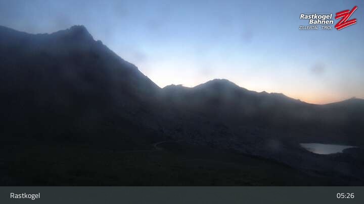 Archiv Foto Webcam Rastkogel, Tuxer Alpen