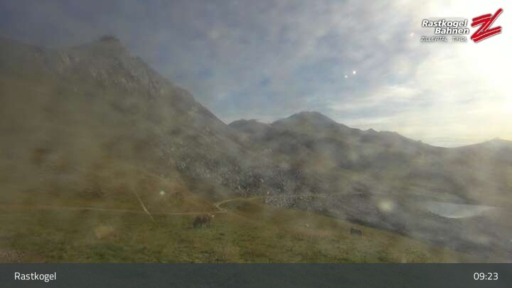 Archiv Foto Webcam Rastkogel, Tuxer Alpen