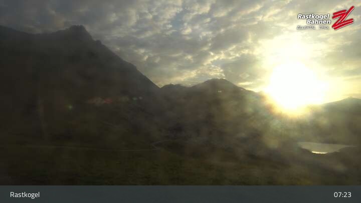 Archiv Foto Webcam Rastkogel, Tuxer Alpen