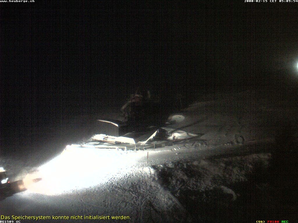 Archiv Foto Webcam Berghaus Arflina / Heuberge