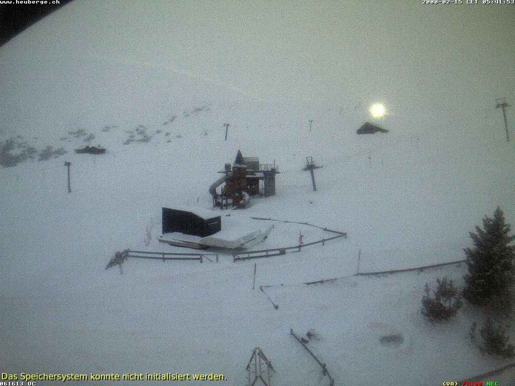 Archiv Foto Webcam Berghaus Arflina / Heuberge