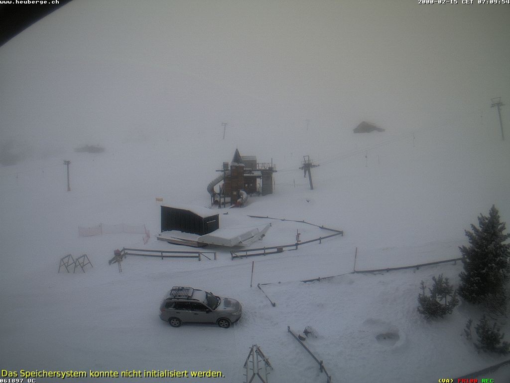 Archiv Foto Webcam Berghaus Arflina / Heuberge