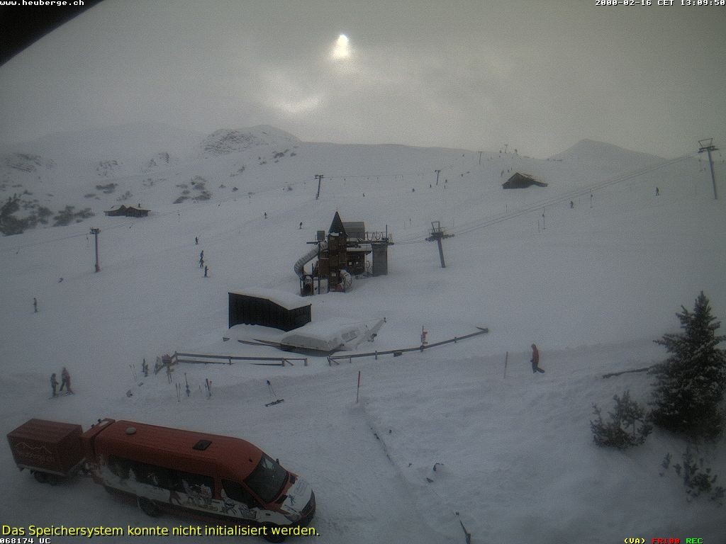 Archiv Foto Webcam Berghaus Arflina / Heuberge
