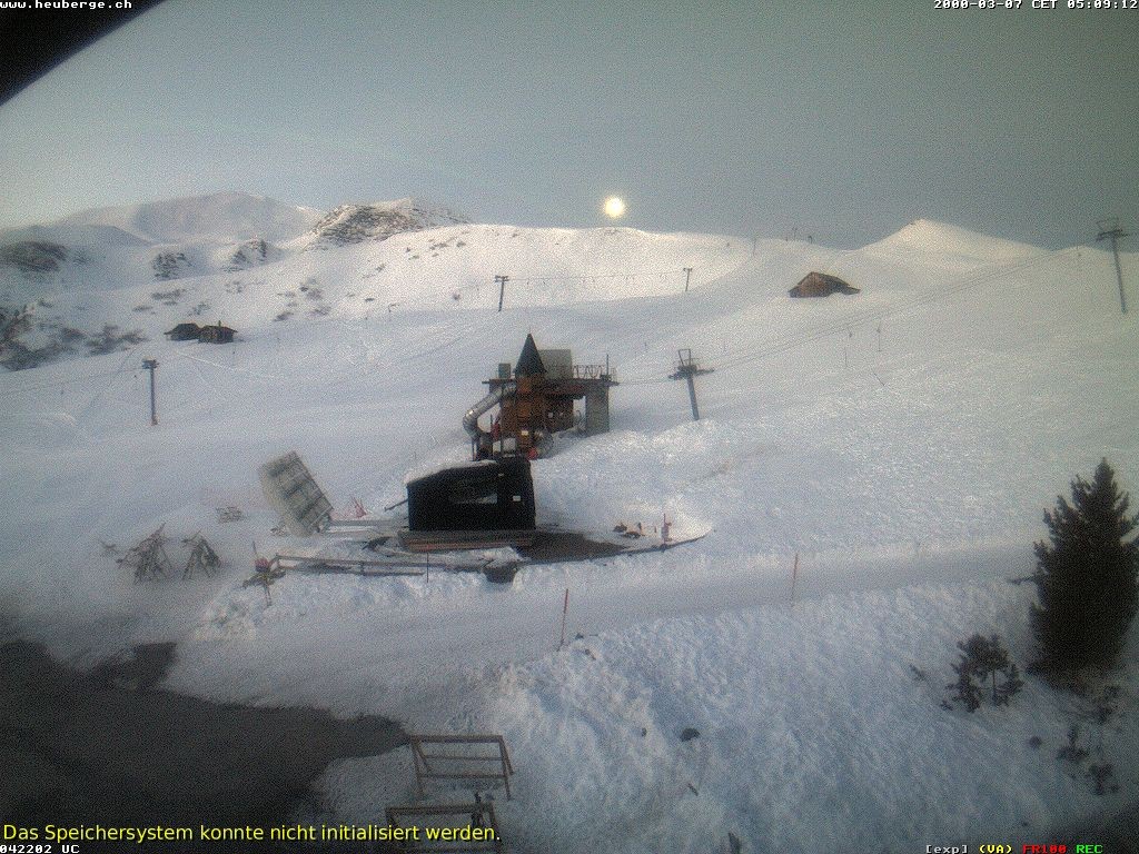 Archiv Foto Webcam Berghaus Arflina / Heuberge