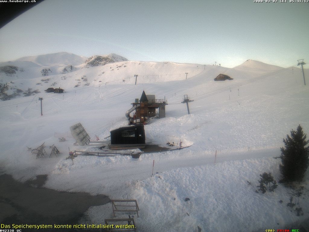 Archiv Foto Webcam Berghaus Arflina / Heuberge