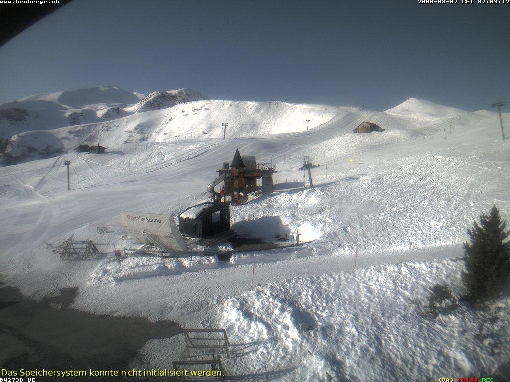 Archiv Foto Webcam Berghaus Arflina / Heuberge