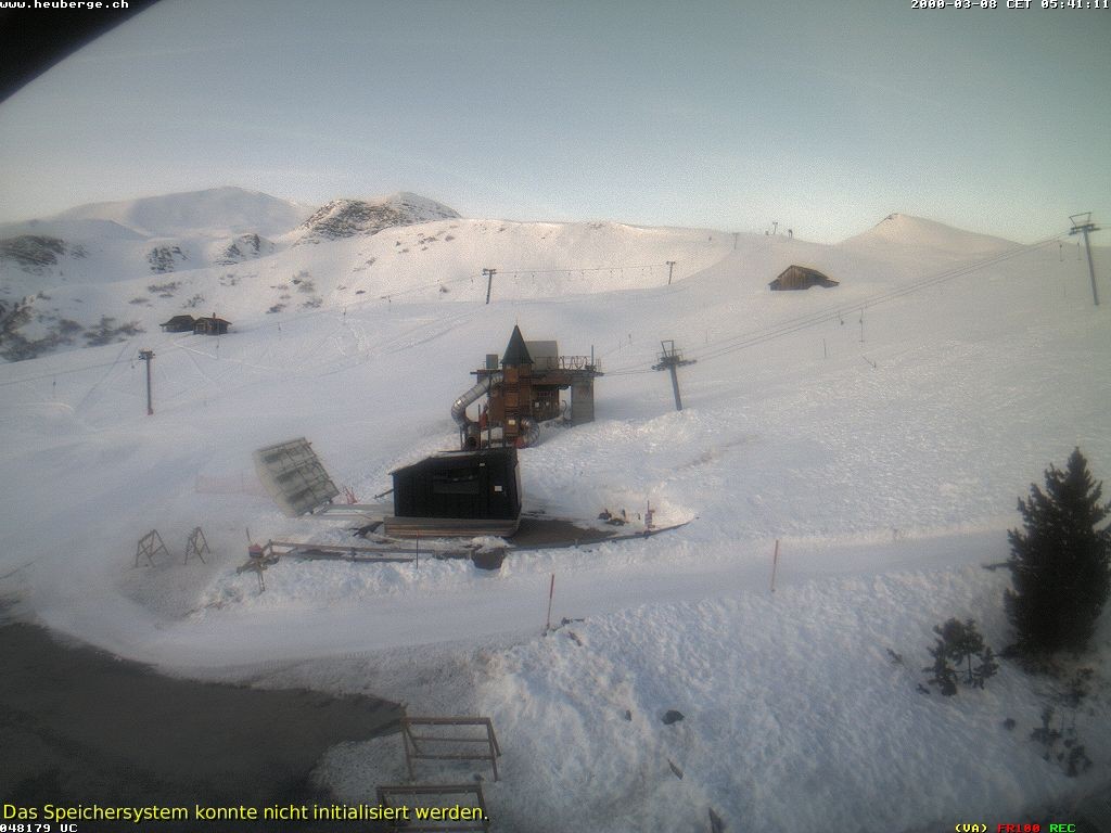 Archiv Foto Webcam Berghaus Arflina / Heuberge