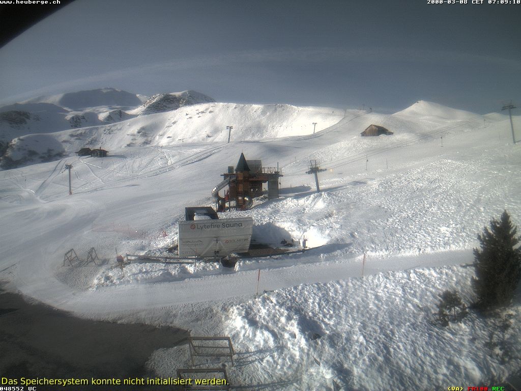 Archiv Foto Webcam Berghaus Arflina / Heuberge