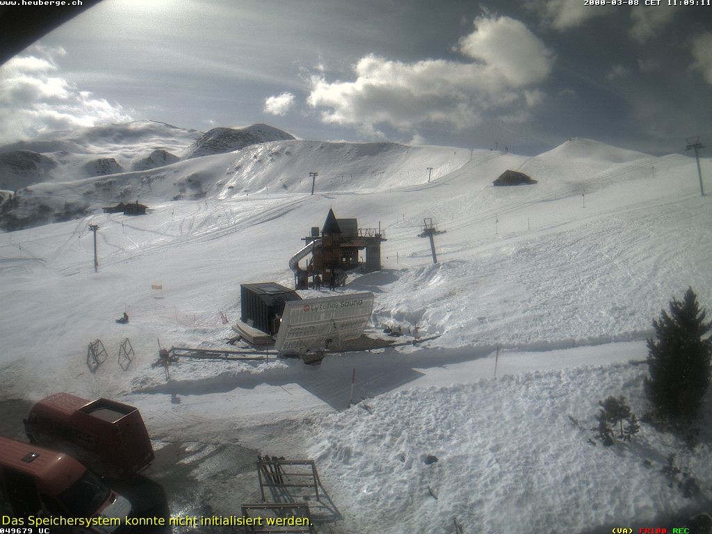 Archiv Foto Webcam Berghaus Arflina / Heuberge