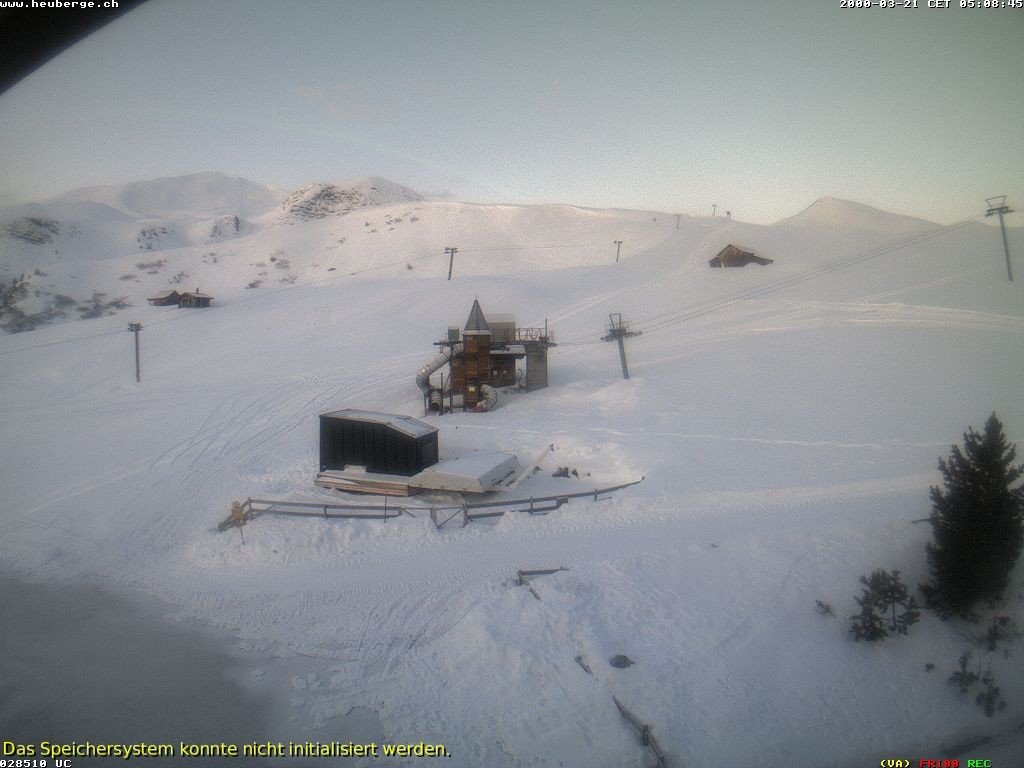 Archiv Foto Webcam Berghaus Arflina / Heuberge