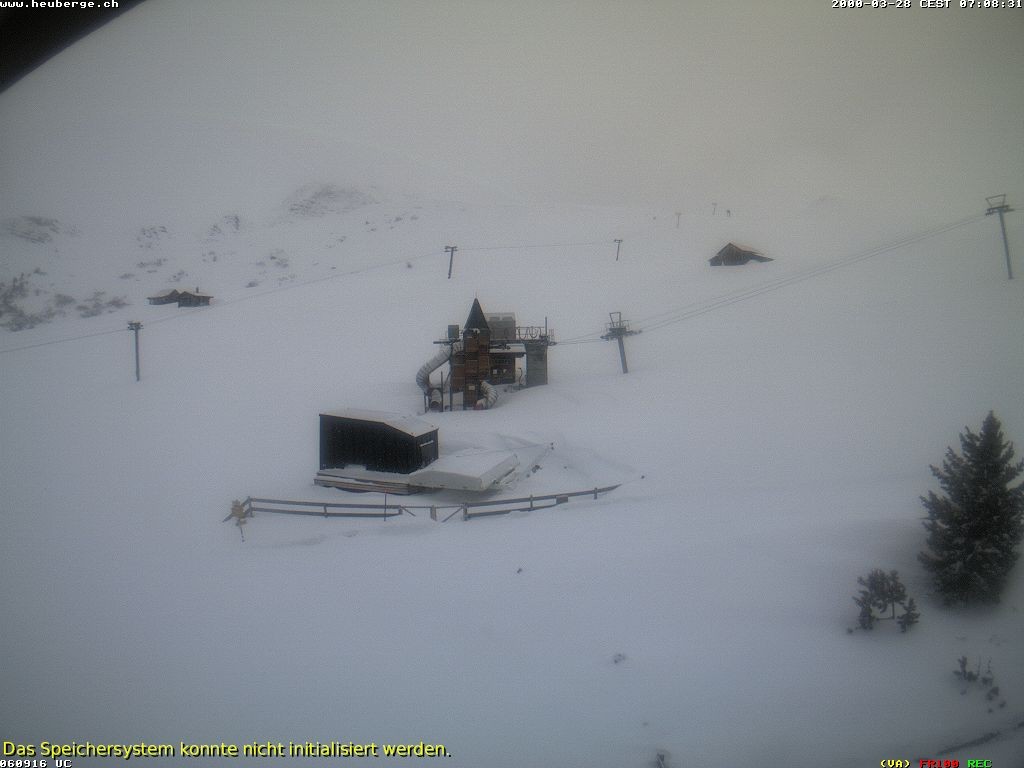Archiv Foto Webcam Berghaus Arflina / Heuberge