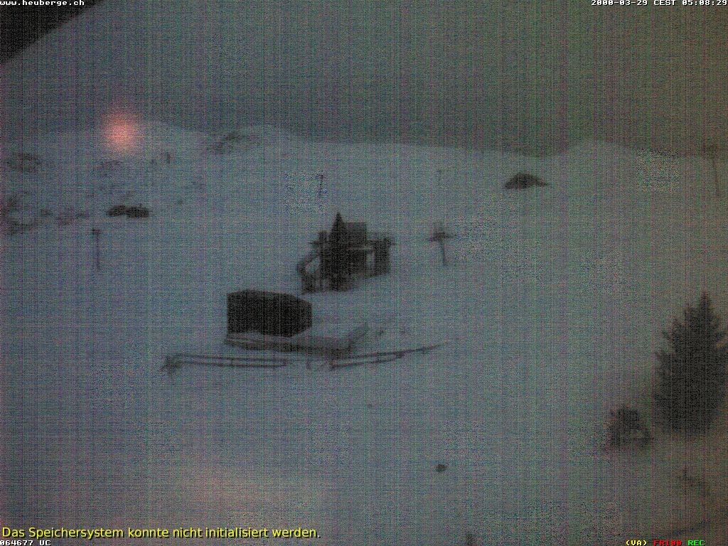 Archiv Foto Webcam Berghaus Arflina / Heuberge