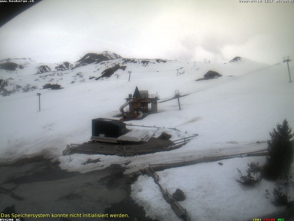 Archiv Foto Webcam Berghaus Arflina / Heuberge