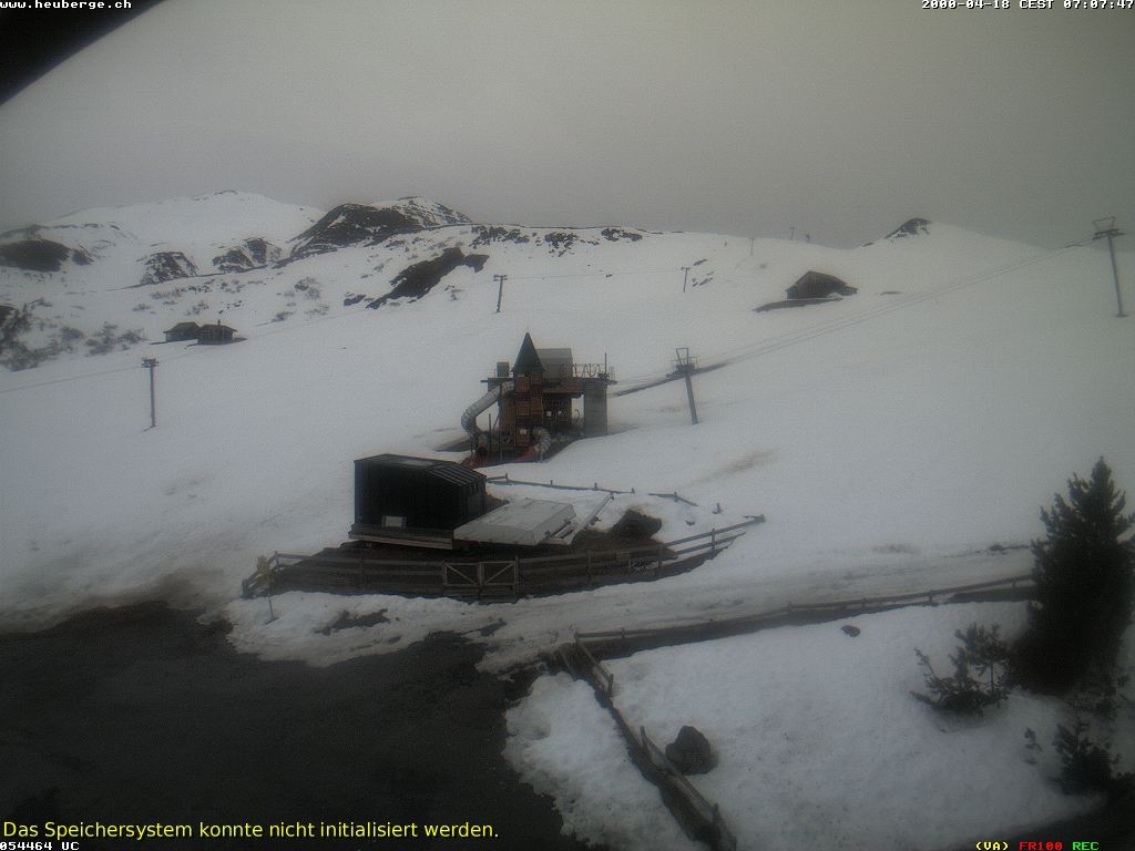 Archiv Foto Webcam Berghaus Arflina / Heuberge