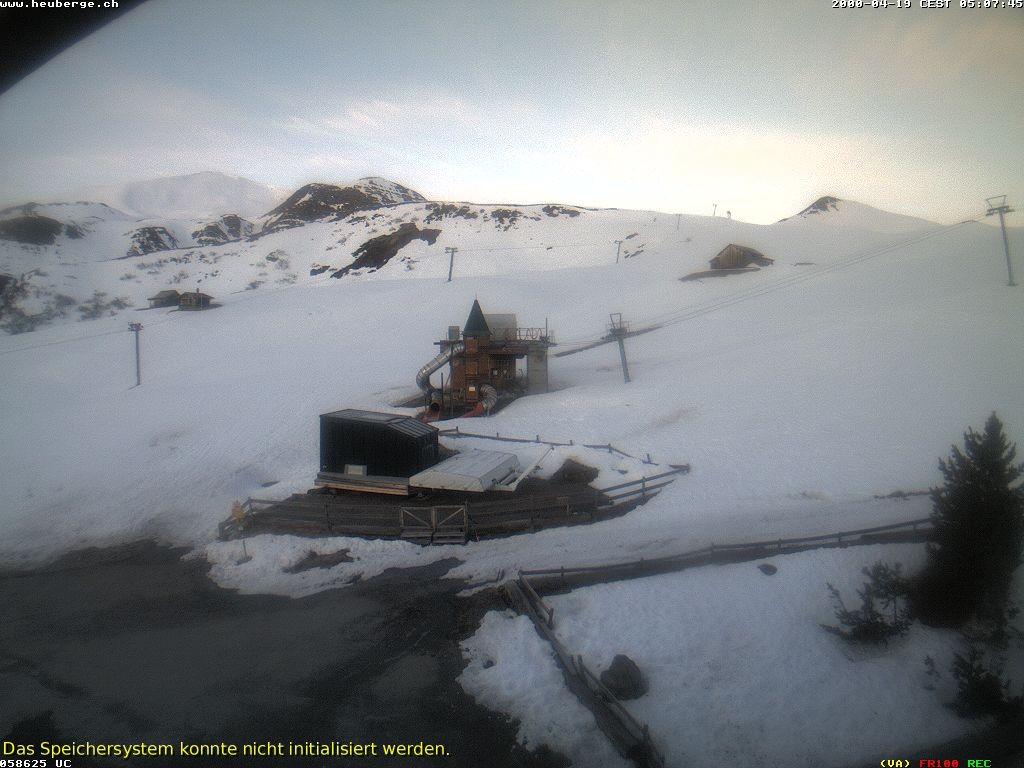 Archiv Foto Webcam Berghaus Arflina / Heuberge