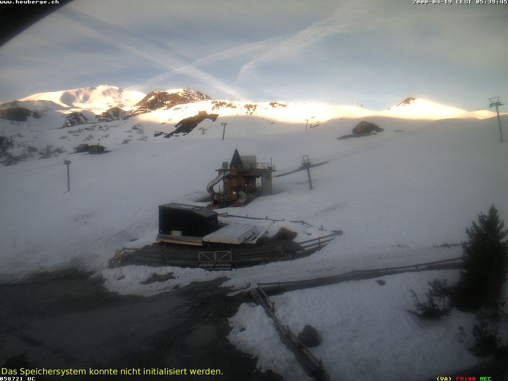 Archiv Foto Webcam Berghaus Arflina / Heuberge