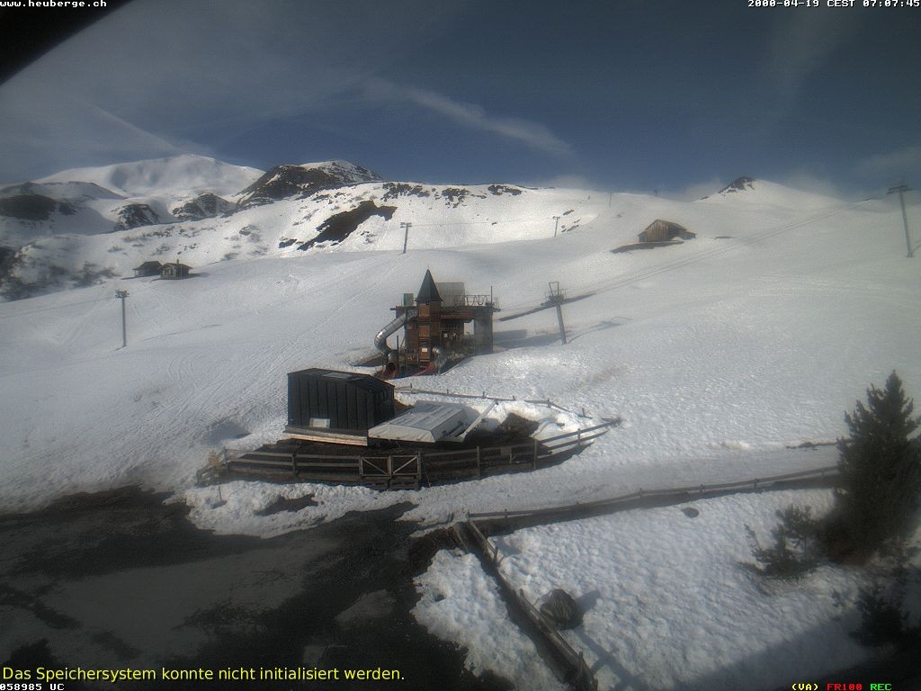 Archiv Foto Webcam Berghaus Arflina / Heuberge