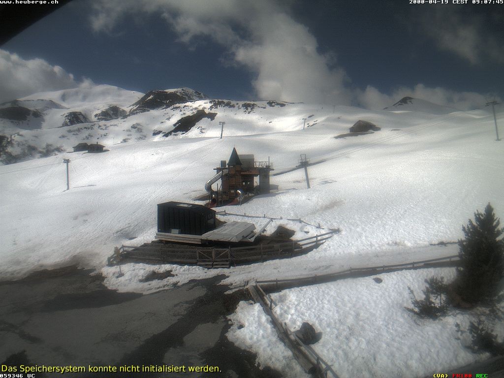 Archiv Foto Webcam Berghaus Arflina / Heuberge