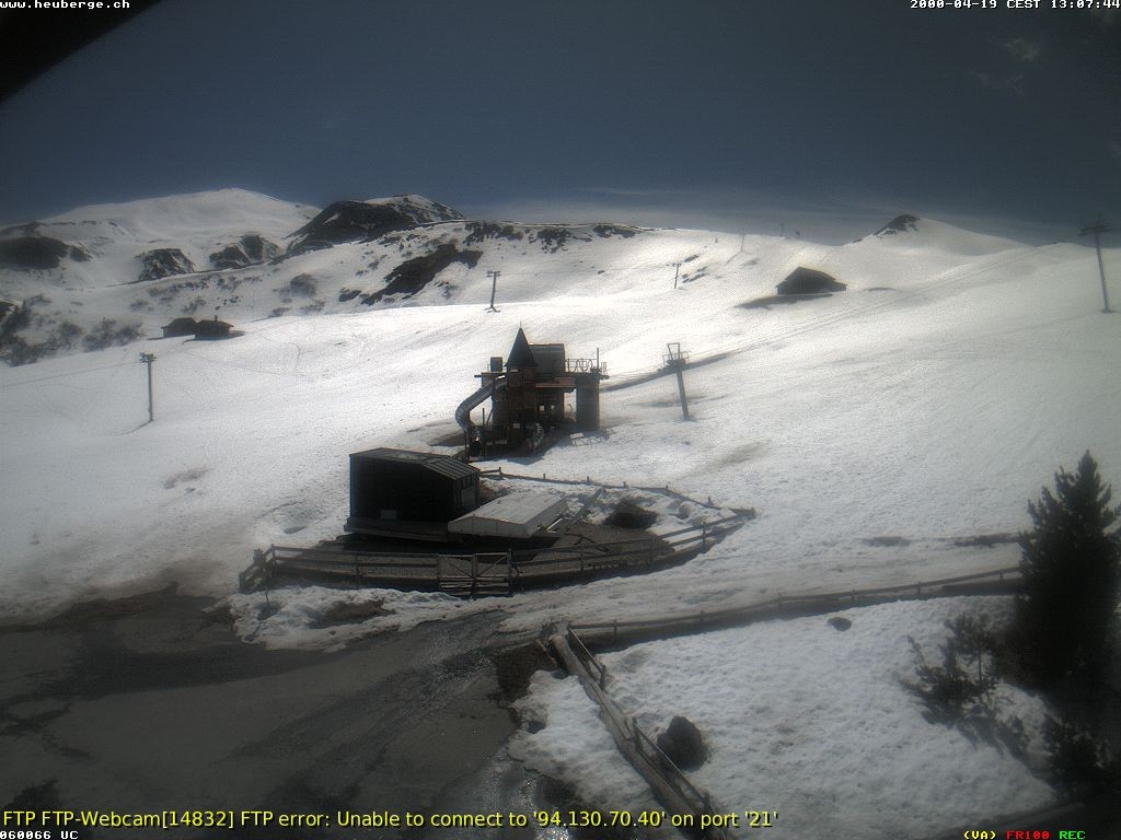 Archiv Foto Webcam Berghaus Arflina / Heuberge