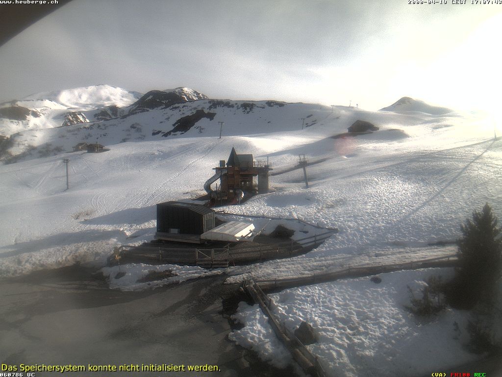 Archiv Foto Webcam Berghaus Arflina / Heuberge