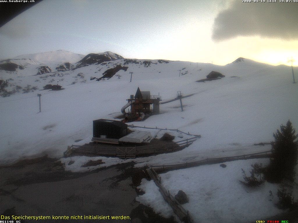 Archiv Foto Webcam Berghaus Arflina / Heuberge