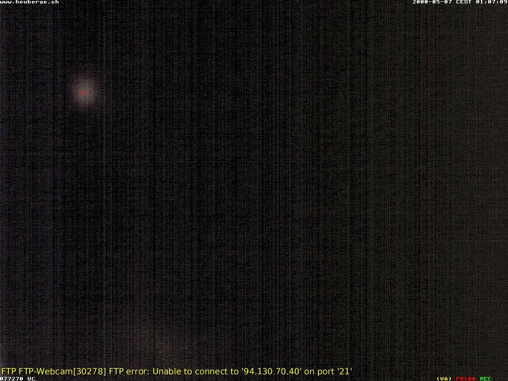 Archiv Foto Webcam Berghaus Arflina / Heuberge
