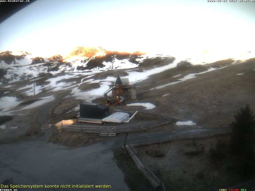 Archiv Foto Webcam Berghaus Arflina / Heuberge