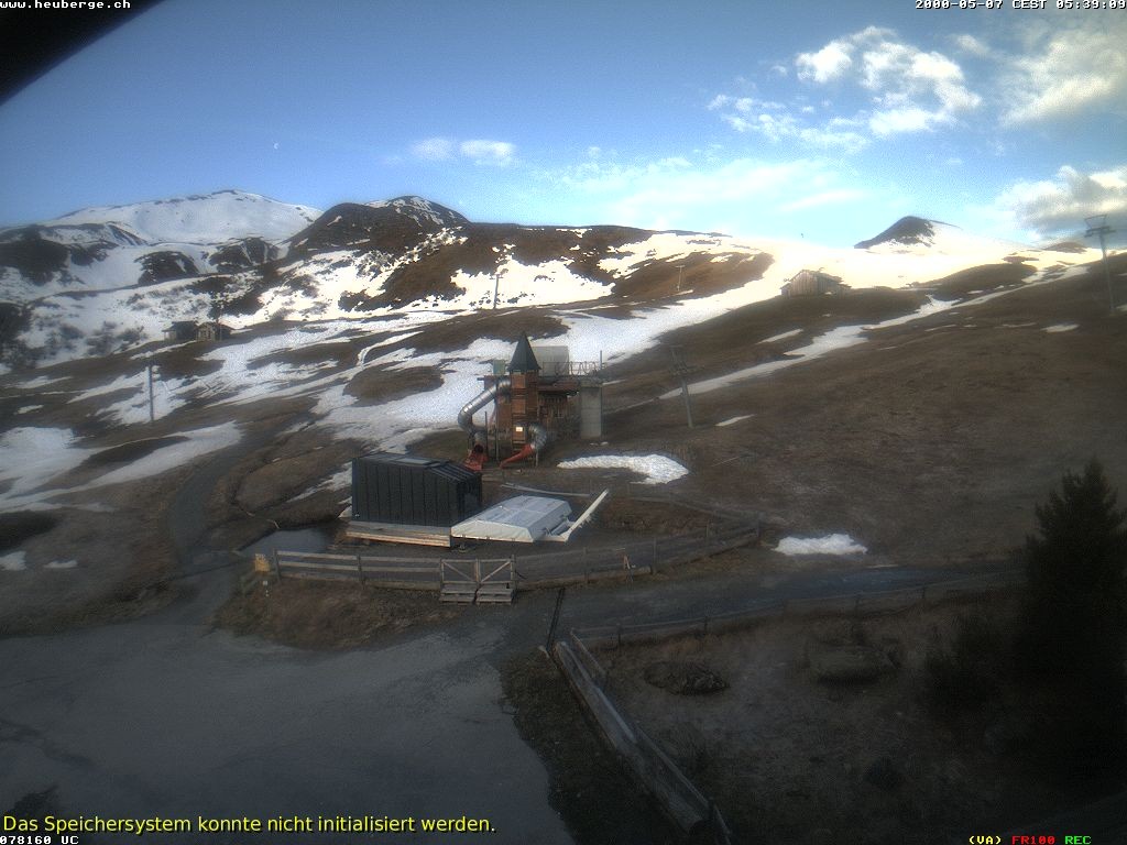 Archiv Foto Webcam Berghaus Arflina / Heuberge